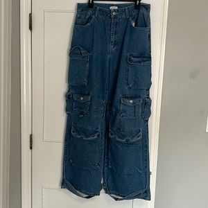 Forever 21 oversized cargo pant